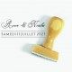 Tampon Mariage En Pointillé | Tamporelle tampons personnalisés
