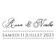 Tampon Mariage En Pointillé | Tamporelle tampons personnalisés
