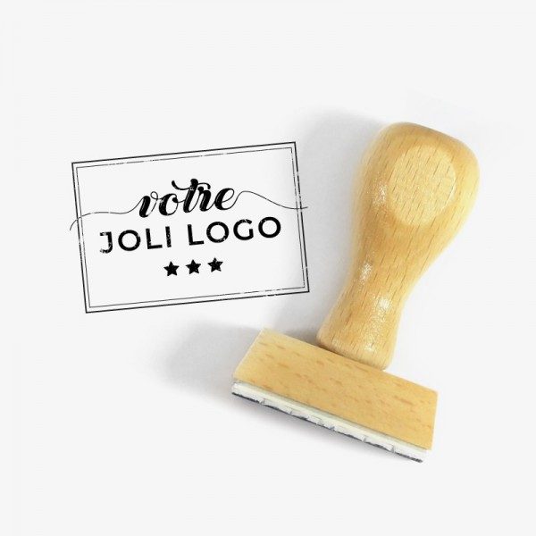 Votre tampon logo d'après votre visuel, photo