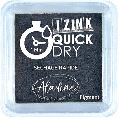 Encre Izink Quick Dry noir 4 Cm x 4 Cm | Tamporelle tampons personnalisés