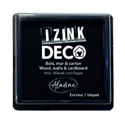 Encre Izink Déco noire XL pour bois, mur & carton | Tamporelle