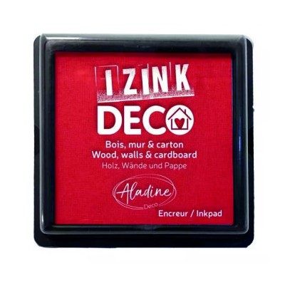 Encre Izink Déco rouge XL pour bois, mur & carton | Tamporelle