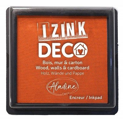 Encre Izink Déco orange XL pour bois, mur & carton | Tamporelle