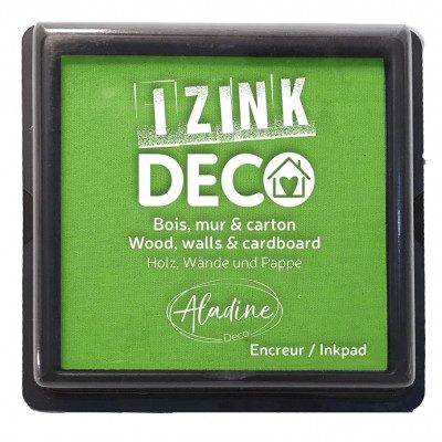 Encre Izink Déco verte pour bois, mur & carton | Tamporelle