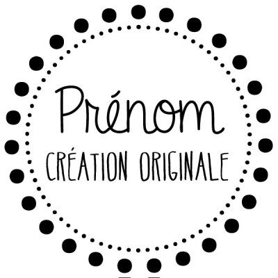 Tampon couture prénom à personnaliser Tamporelle