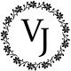 Tampon mariage initiales couronne fleurs personnalise