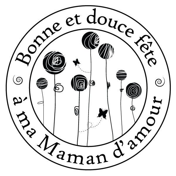 Tampon personnalisé fête des mères