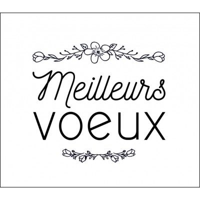 Tampon meilleurs voeux à personnaliser