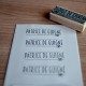 Tampon prénom personnalisé