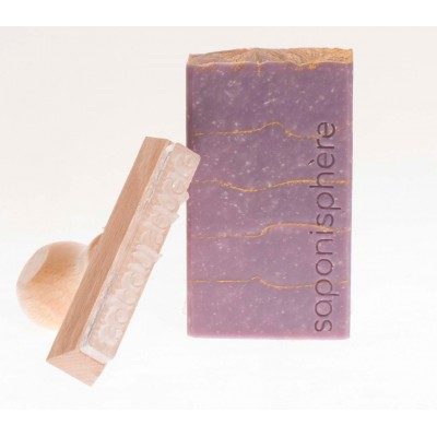 Tampon savon colombe mariage acrylique bois