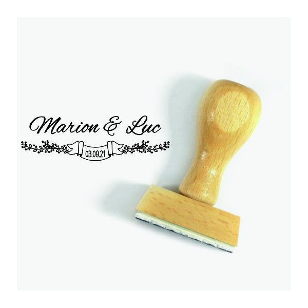 Tampon Mariage Des Oliviers 5 Cm | Tamporelle tampons français
