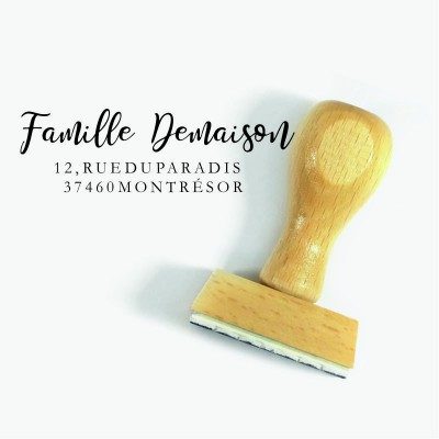 Tampon Adresse Classique Personnalisé | Tamporelle