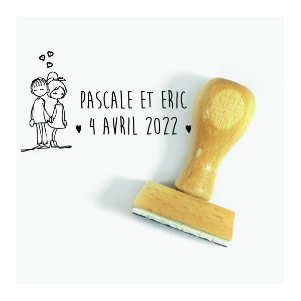 Tampon Par La Main à Personnaliser 5 Cm Tamporelle tampons français
