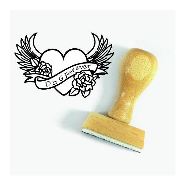 Tampon Enterrement Vie De Jeune Fille Forever 5 Cm | Tamporelle