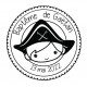 Tampon Baptême Pirate 5 Cm à Personnaliser Tamporelle tampons français