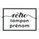Tampon D'Après Visuel Pour Prénom | Tamporelle tampons personnalisés