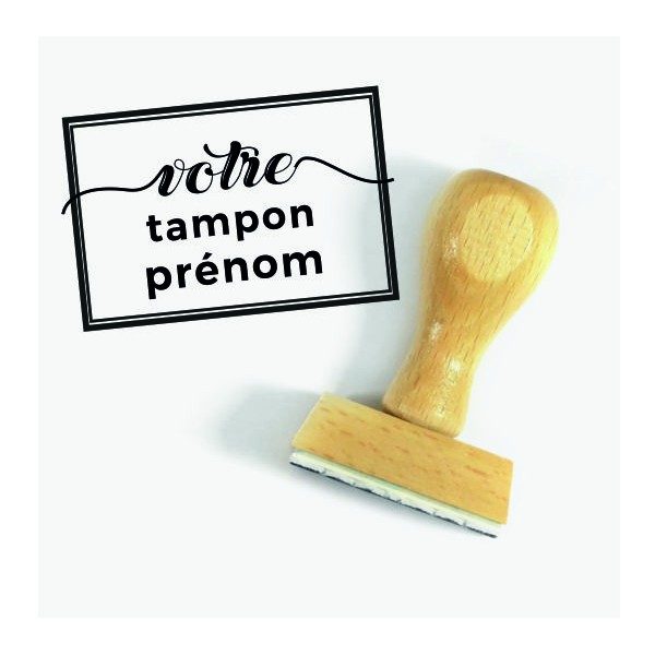 Tampon D'Après Visuel Pour Prénom | Tamporelle tampons personnalisés