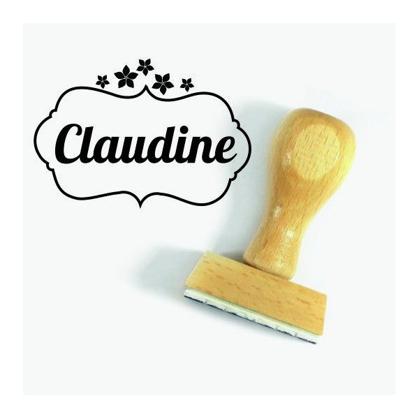 Tampon Nuée De Fleurs 5 Cm à Personnaliser | Tamporelle tampons français