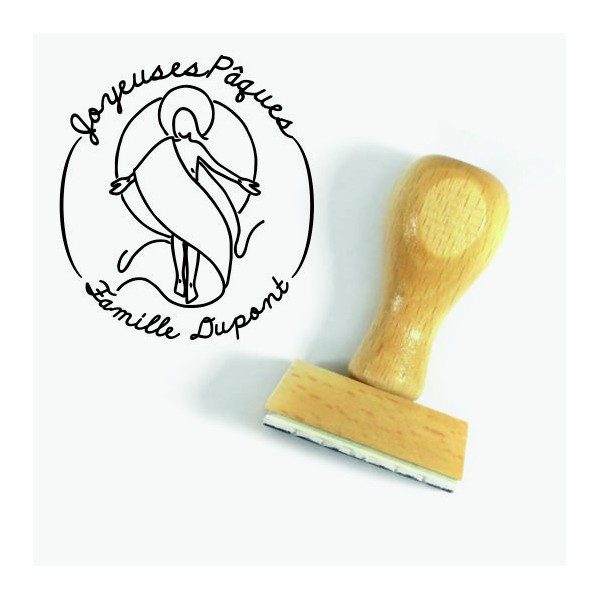 Tampon Ressurection Personnaliser 5 Cm | Tamporelle tampons français