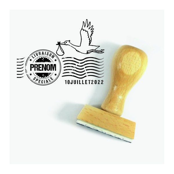 Tampon Livraison Express 5 Cm à Personnaliser  | Tamporelle