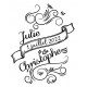 Tampon Mariage Volutes 5 Cm à Personnaliser  | Tamporelle