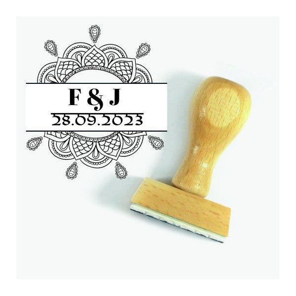 Tampon Mariage Hindou 5 Cm | Tamporelle tampons français